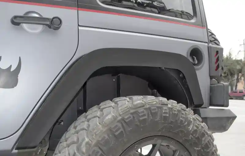 Big Sale Go Rhino 07-18 Jeep Wrangler JK/JKU Rear Fender Liners