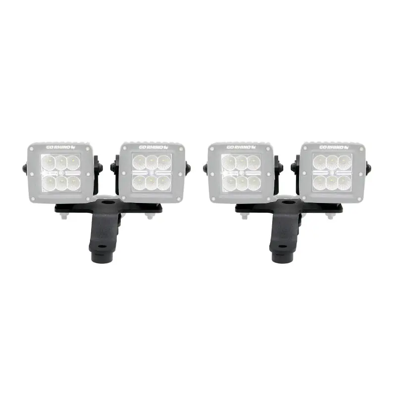 Low Price Go Rhino 18-20 Jeep Wrangler JL/JLU/Gladiator JT Light Mount - Two 3in Cubes