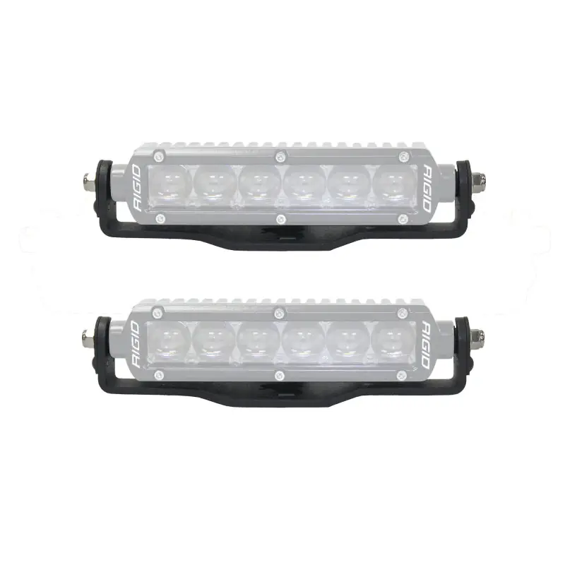 Go Rhino 18-20 Jeep Wrangler JL/JLU/Gladiator JT Light Mount - Two 6in Single Row Money Back Guarantee