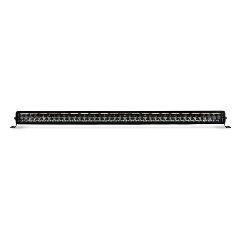 Discount Go Rhino Xplor Blackout Combo Series Dbl Row LED Light Bar w/Amber (Side/Track Mount) 40in. - Blk