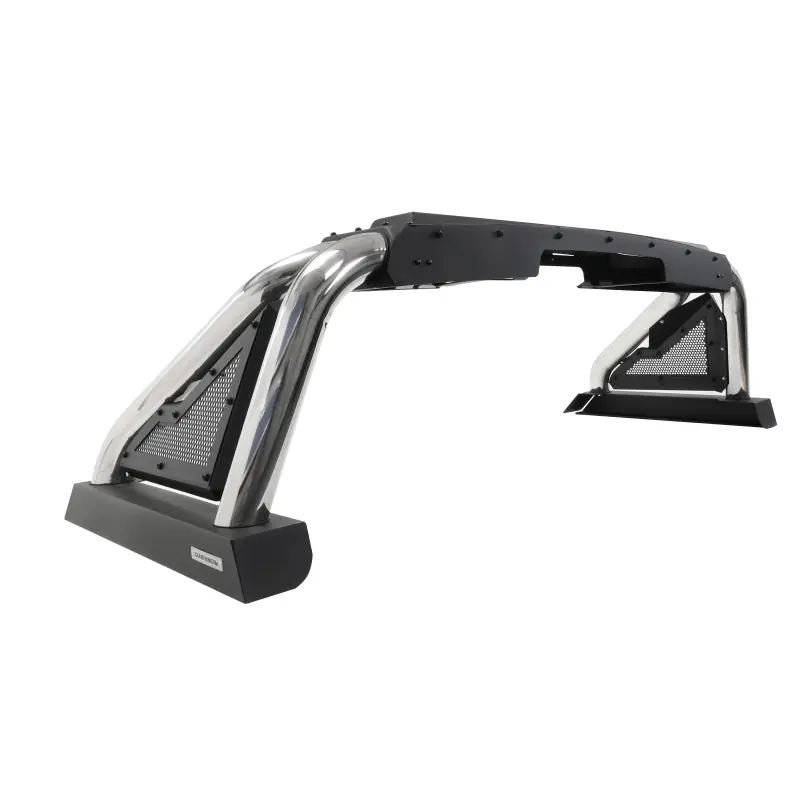 Express Delivery Go Rhino 22-24 Toyota Tundra 4dr Sport Bar 2.0 for Full Size Trucks - Polished SS (Drilling Req.)