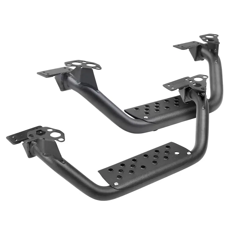 Go Rhino Dominator Extreme D6 SideSteps - Tex Blk - 4in Drop Down Steps (Pair) Today Only