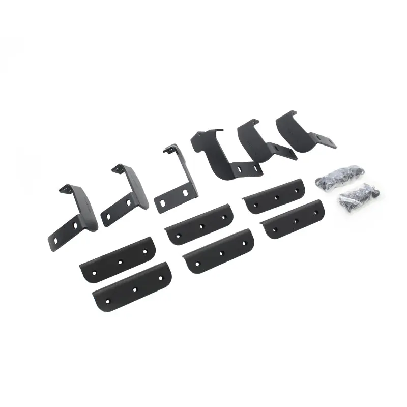 Go Rhino 2022 Toyota Tundra Crew Max Brackets for Dominator Extreme SideSteps - Tex. Black Same Day Shipping