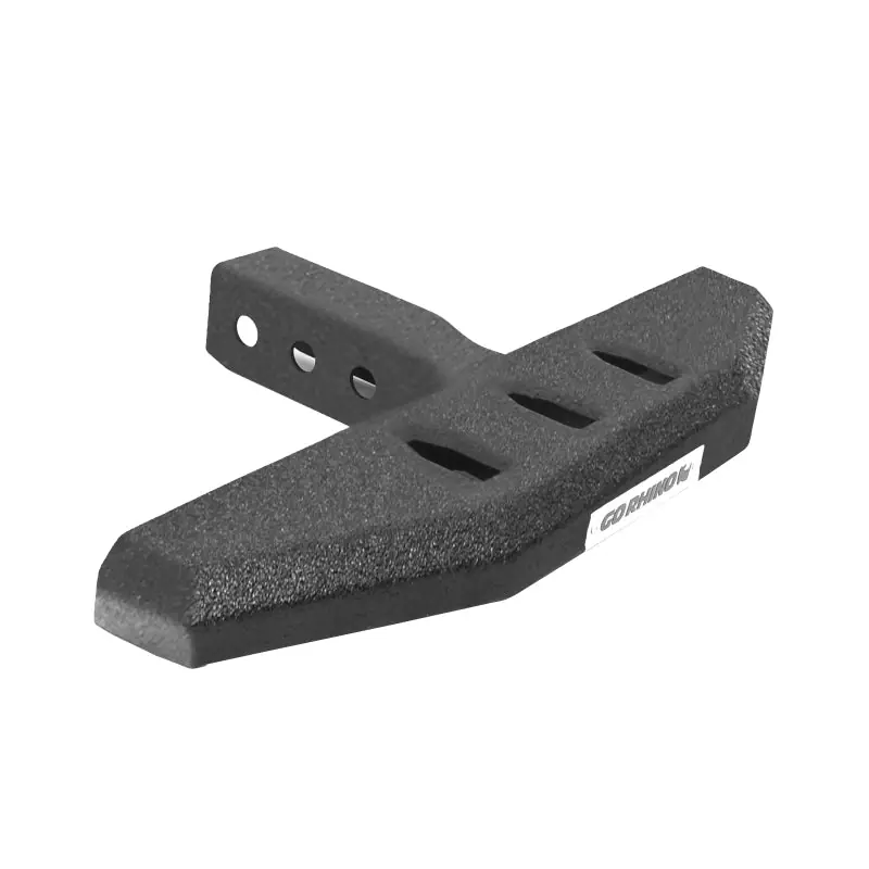 Luxury Go Rhino RB20 Slim Hitch Step - 18in. Long / Universal (Fits 2in. Receivers) - Bedliner Coating