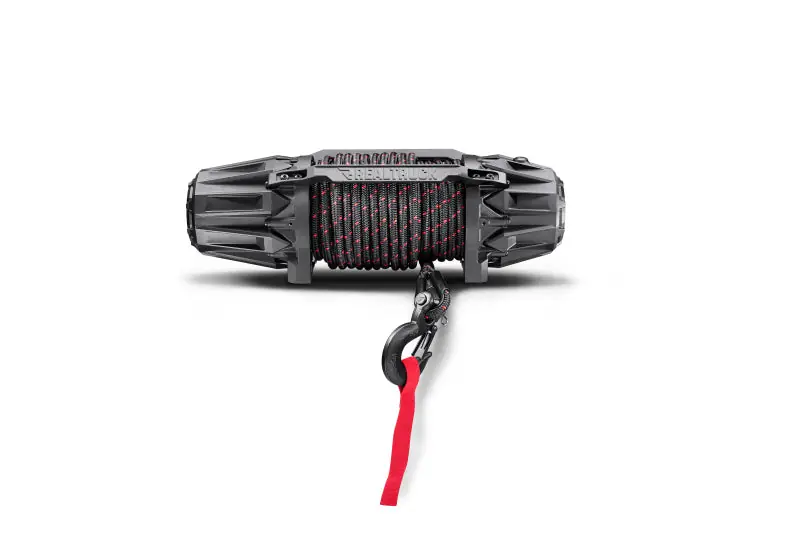 RealTruck Universal Traction Recovery 10K Winch - Black Must Have
