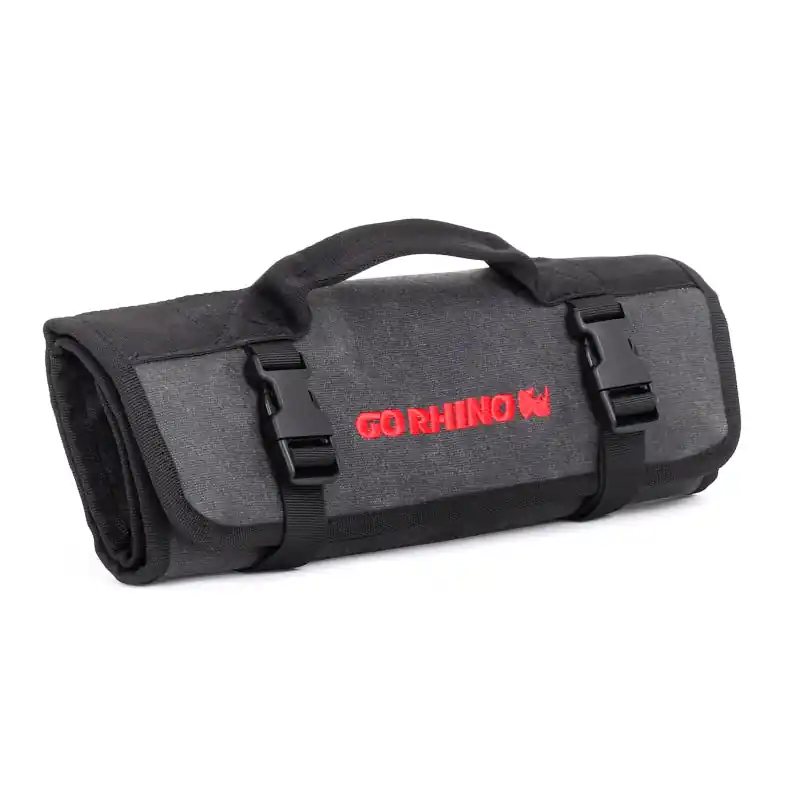Best Price Go Rhino XVenture Gear Tool Wrench Roll - Large (4x4in. Closed) 12oz Waxed Canvas - Black