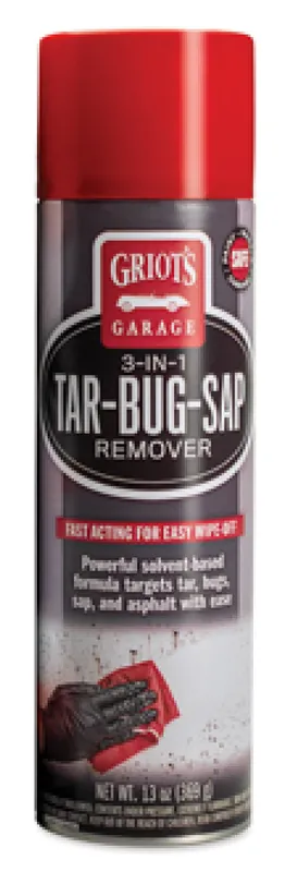 Griots 3-In-1 Tar-Bug-Sap Remover - 13oz (Aerosol) Trusted Brand