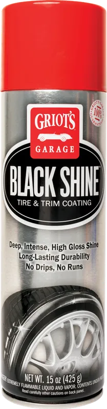 Griots Garage Black Shine Tire and Trim Coating - 15oz (Aerosol) Next Day Delivery