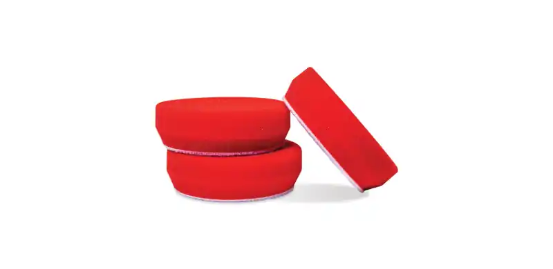 Authentic Griots Garage 3in Red Waxing Pads (Set of 3)