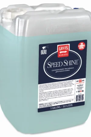Griots Garage Speed Shine - 5 Gallons (Minimum Order Qty of 2 - No Drop Ship) Instant Buy
