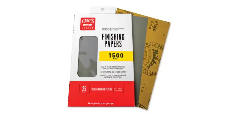 Best Price Griots Garage BOSS Finishing Papers - 1500g - 5 .5in x 9in (25 Sheets)