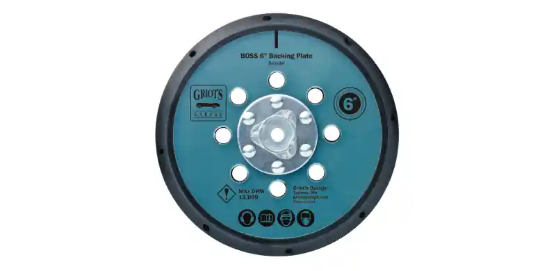 Griots Garage BOSS 6in Backing Plate Exclusive