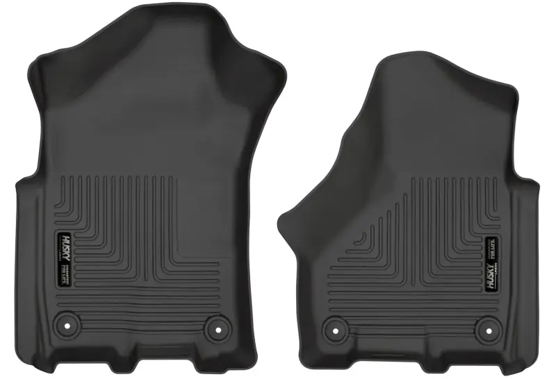 Husky Liners 2019 Ram 2500/3500 Crew Cab/Mega Cab WeatherBeater Black Front Floor Liners Budget