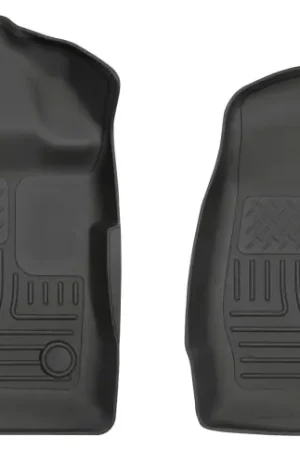 Husky Liners 17 Ford F-250 F-350 Super Duty Standard Cab WeatherBeater Black Front Floor Liners Worldwide Shipping