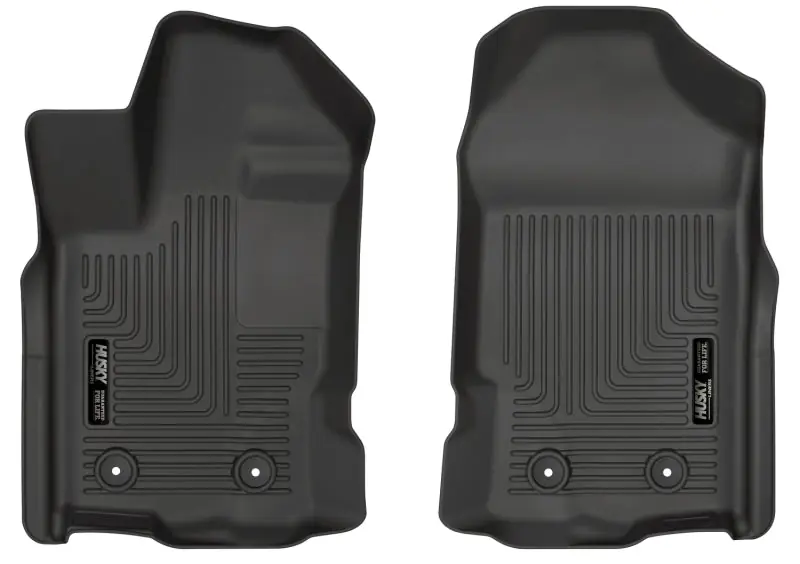 Husky Liners 2019 Ford Ranger SuperCrew Cab & SuperCab WeatherBeater Black Floor Liners Top Pick