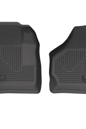 Husky Liners 99-07 Ford F-250 Super Duty Crew Cab WeatherBeater Front Floor Liners (Black) Exclusive