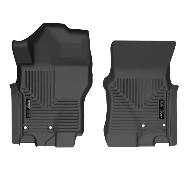 Husky Liners 2022 Nissan Frontier King Cab Ext. Cab/CC WeatherBeater Black Front Floor Liners Fresh Stock