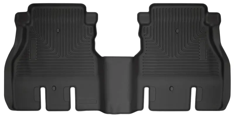 Must Have Husky Liners 19-24 Jeep Wrangler JLU WeatherBeater Second Row Black Floor Liners