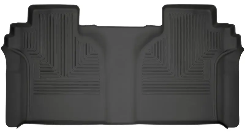 Husky Liners 2019 Chevrolet Silverado 1500 Crew Cab WeatherBeater Black 2nd Row Floor Liners Discount