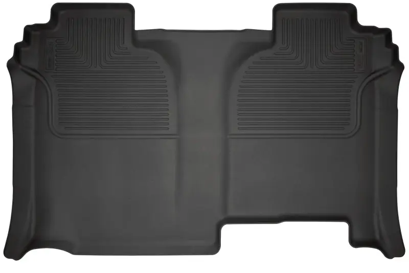 Husky Liners 19-23 Chevrolet Silverado 1500 CC WeatherBeater Black 2nd Row Floor Liners Premium