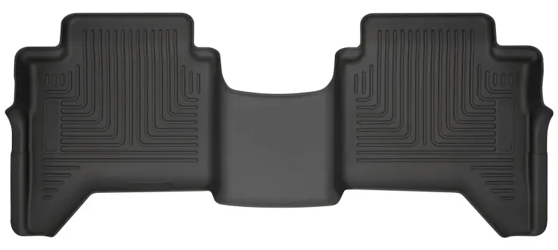 Grab Now Husky Liners 2019 Ford Ranger SuperCrew WeatherBeater 2nd Row Black Floor Liners