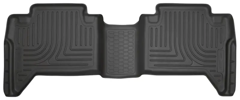 Husky Liners 2016 Toyota Tacoma Crew Cab WeatherBeater 2nd Row Black Floor Liners Markdown