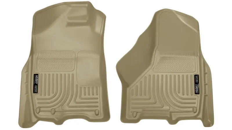 Reduced Price Husky Liners 09-10 Dodge Ram 1500/2500/3500 WeatherBeater Front Row Tan Floor Liners