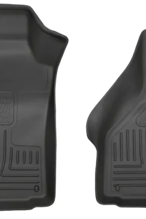 Certified Husky Liners 03-12 Dodge Ram 1500/2500/3500 Series Regular/Quad Cab WeatherBeater Black Floor Liners