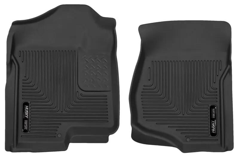 New Release Husky Liners 07-14 Cadillac Escalade ESV/EXT Weatherbeater Black Front Floor Liners