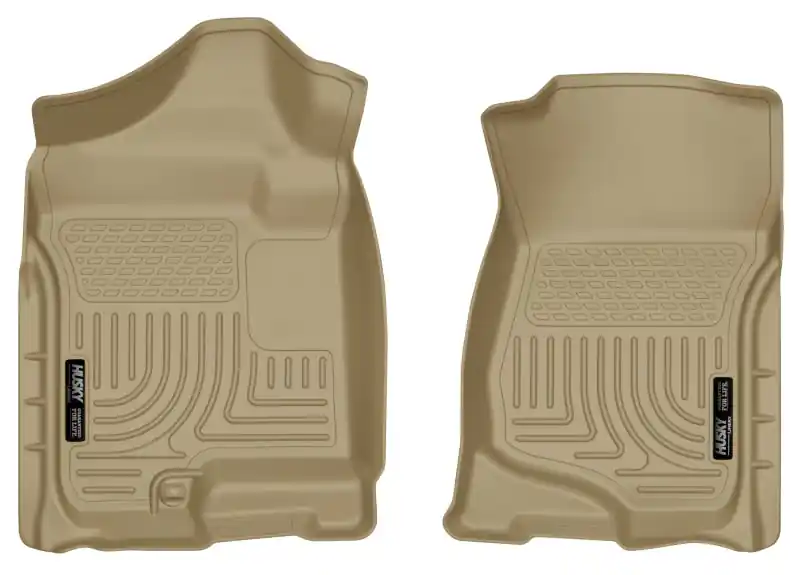 Budget Husky Liners 07-14 Cadillac Escalade ESV/EXT Weatherbeater Tan Front Floor Liners