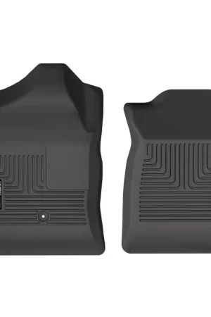 Husky Liners 99-06 Chevrolet Silverado 1500 Standard Cab WeatherBeater Front Floor Liners (Black) Warranty Included