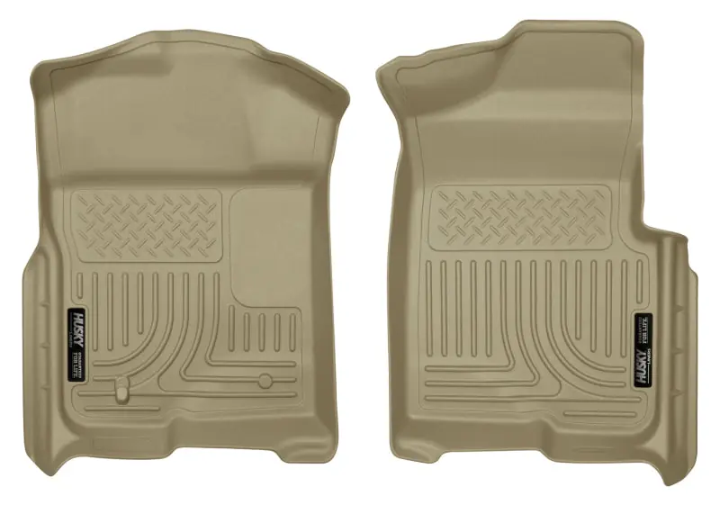Husky Liners 09-12 Ford F-150 Regular/Super/Super Crew Cab WeatherBeater Tan Floor Liners Crafted