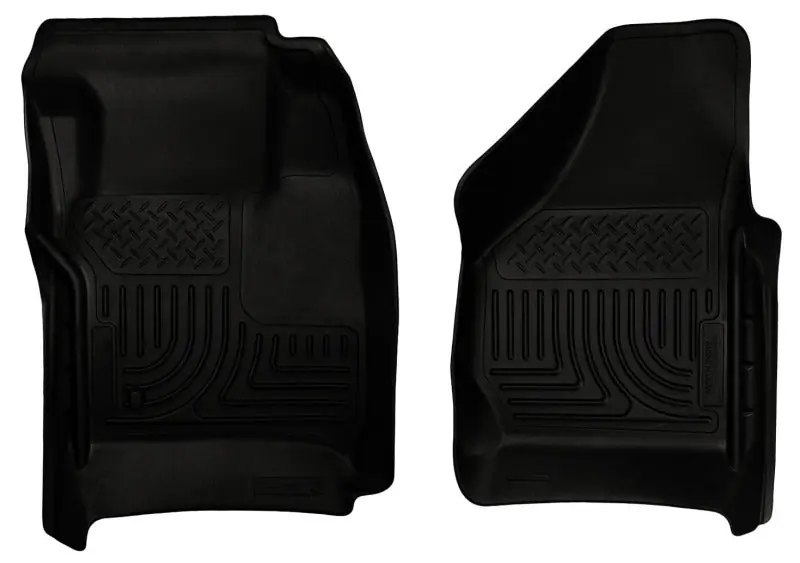 Husky Liners 08-10 Ford SuperDuty Regular/Super/Crew Cab WeatherBeater Black Floor Liners Clearance