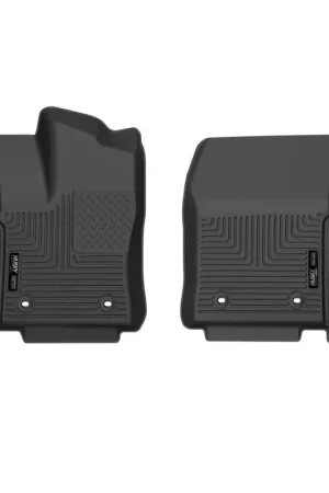Secure Checkout Husky Liners 2022 Toyota Tundra CC/DC & 2023 Sequoia WeatherBeater Front Floor Liner - Blk
