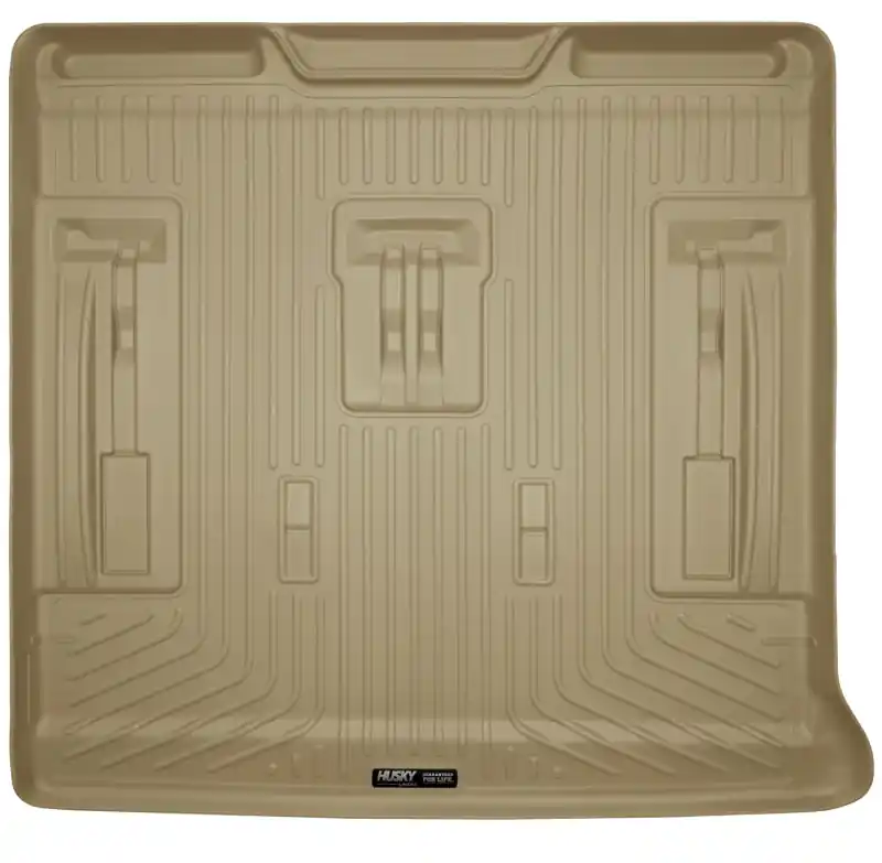 Husky Liners 07-13 GM Escalade/Suburban/Yukon WeatherBeater Tan Rear Cargo Liners Certified