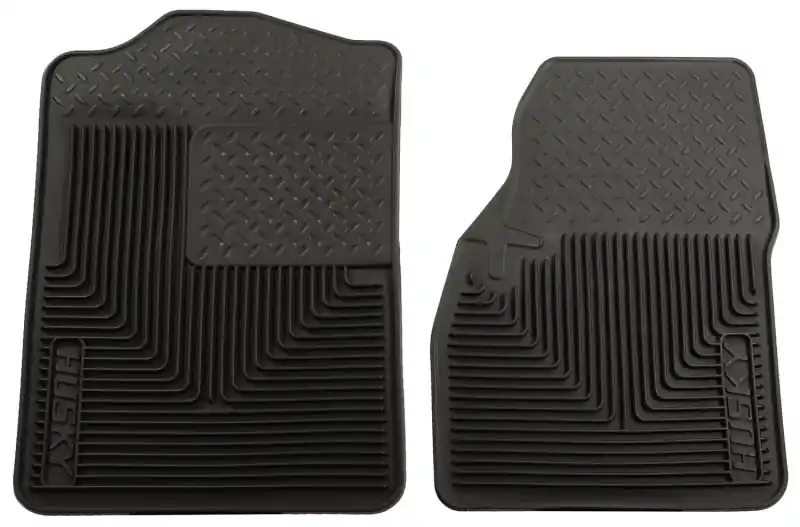 Husky Liners 94-01 Dodge Ram 1500/2500/3500/80-96 Ford Bronco Heavy Duty Black Front Floor Mats Same Day Shipping