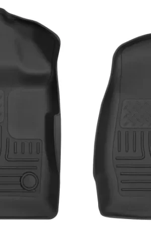 Husky Liners 2017 Ford F250/F350 Series Standard Cab X-Act Contour Black Floor Liners Genuine