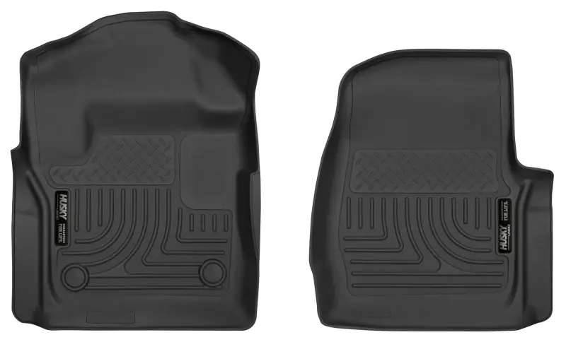 Husky Liners 2017 Ford F250/F350 Series Standard Cab X-Act Contour Black Floor Liners Genuine