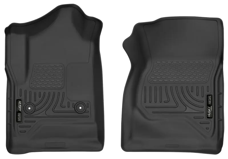 Husky Liners 14-17 Chevrolet Silverado 1500 Standard Cab X-Act Contour Black Front Floor Liners Exclusive