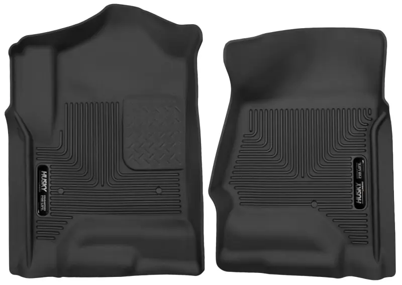 Husky Liners 14 Chevrolet Silverado 1500 / GMC Sierra 1500 X-Act Contour Black Front Floor Liners Popular