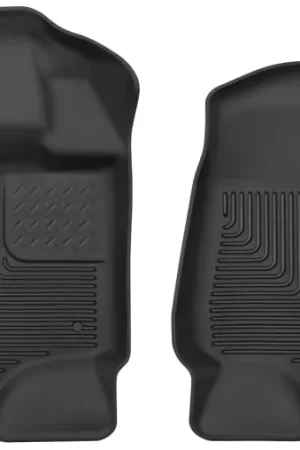 Husky Liners 15-17 Ford F-250 Super Duty Crew Cab X-Act Contour Black Front Floor Liners Order Now