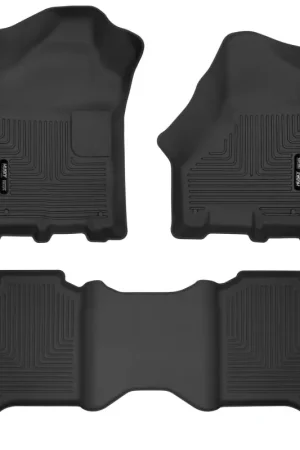 Husky Liners 19-20 Dodge Ram 2500/3500 Crew Cab X-Act Contour Front and Second Row Seat Floor Liners Popular