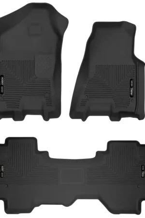 Husky Liners 19-24 Dodge Ram 1500 X-Act Front + 2nd Seat Floor Liner Set - Black New Release