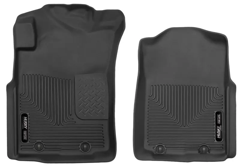 Exclusive Offer Husky Liners 05-11 Toyota Tacoma Pickup(Crew / Ext / Std Cab) X-Act Contour Black Front Floor Liners