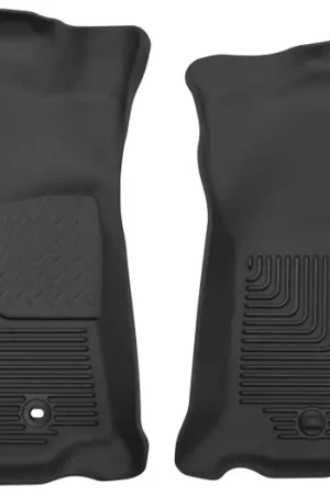 Low Price Husky Liners 2016 Toyota Tacoma Double Cab Pickup Black Front Floor Liners