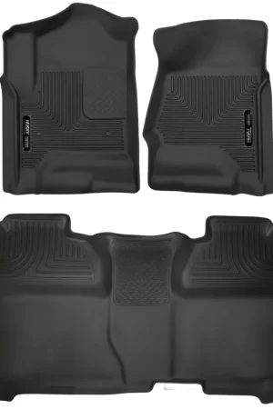 Husky Liners 14-18 Chevrolet Silverado Crew Cab X-Act Contour Front & Second Seat Floor Liners Save Now
