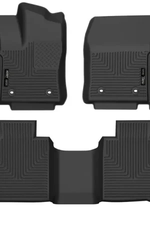 Husky Liners 2022 Toyota Tundra DC X-ACT Front & 2nd Seat Floor Liner - Blk Original