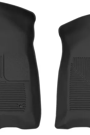 Husky Liners 19-23 Chevy Silverado 1500 Crew Cab/Double Cab X-Act Contour Front Black Floor Liners Certified