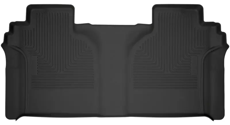 Special Offer Husky Liners 19-23 Chevy Silverado 1500 CC X-Act Contour Black 2nd Seat Floor Liners (Full Coverage)