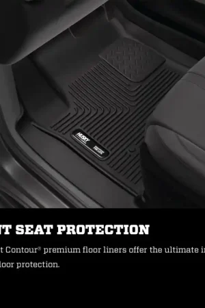 Husky Liners 2024 Toyota Tacoma Crew Cab w/Automatic Trans. X-act Contour Front Floor Liner - Black Factory Price
